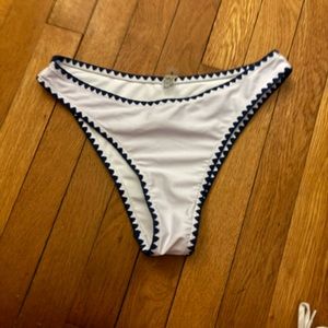 Shein White Bikini Bottoms